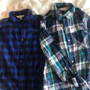 2 Old Navy Flannels